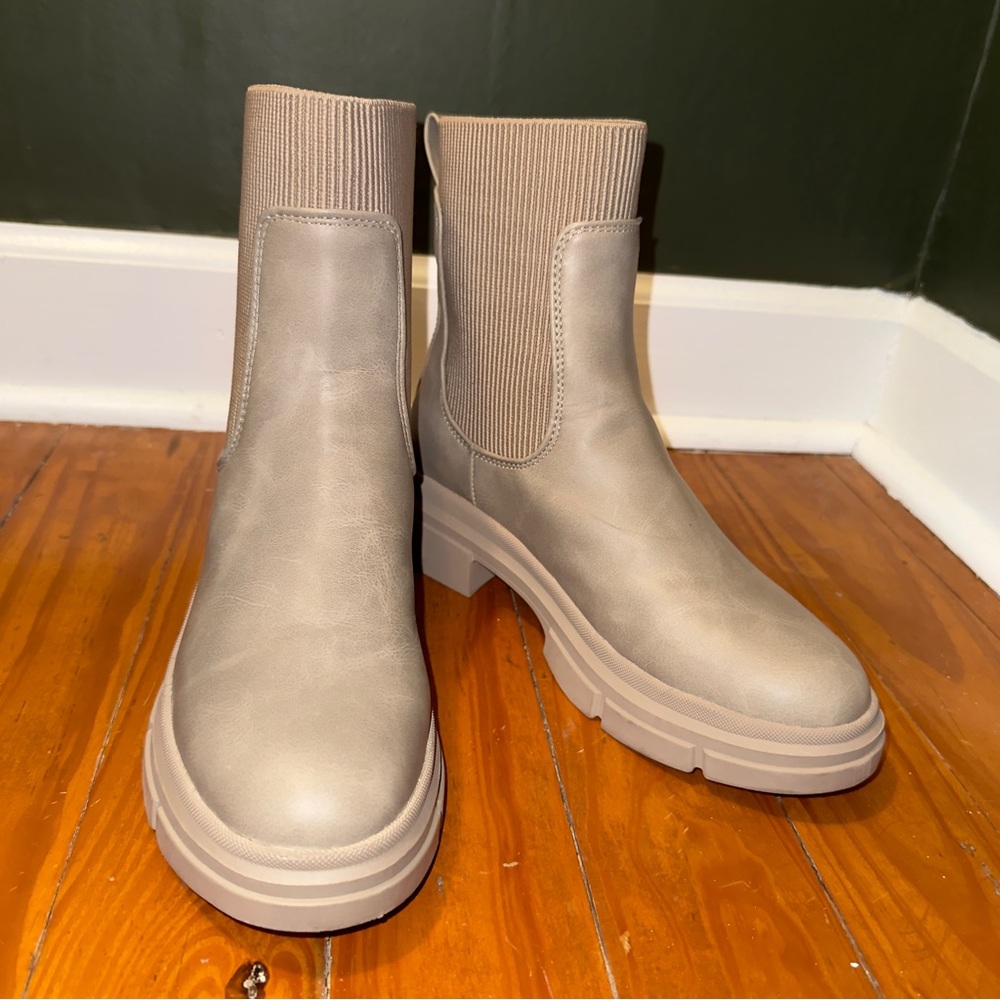 Taupe Ankle Booties